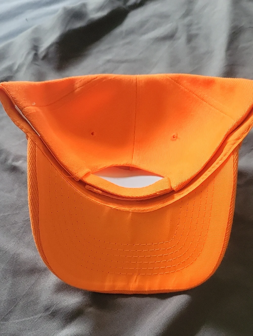 Handmade! Orange Kids Halloween Patch Baseball Cap
